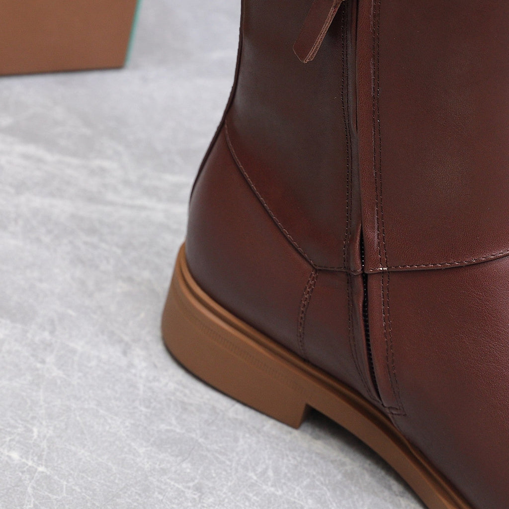 LP 25S KILDA ANKLE BOOT IN WINE BROWN CALFSKIN