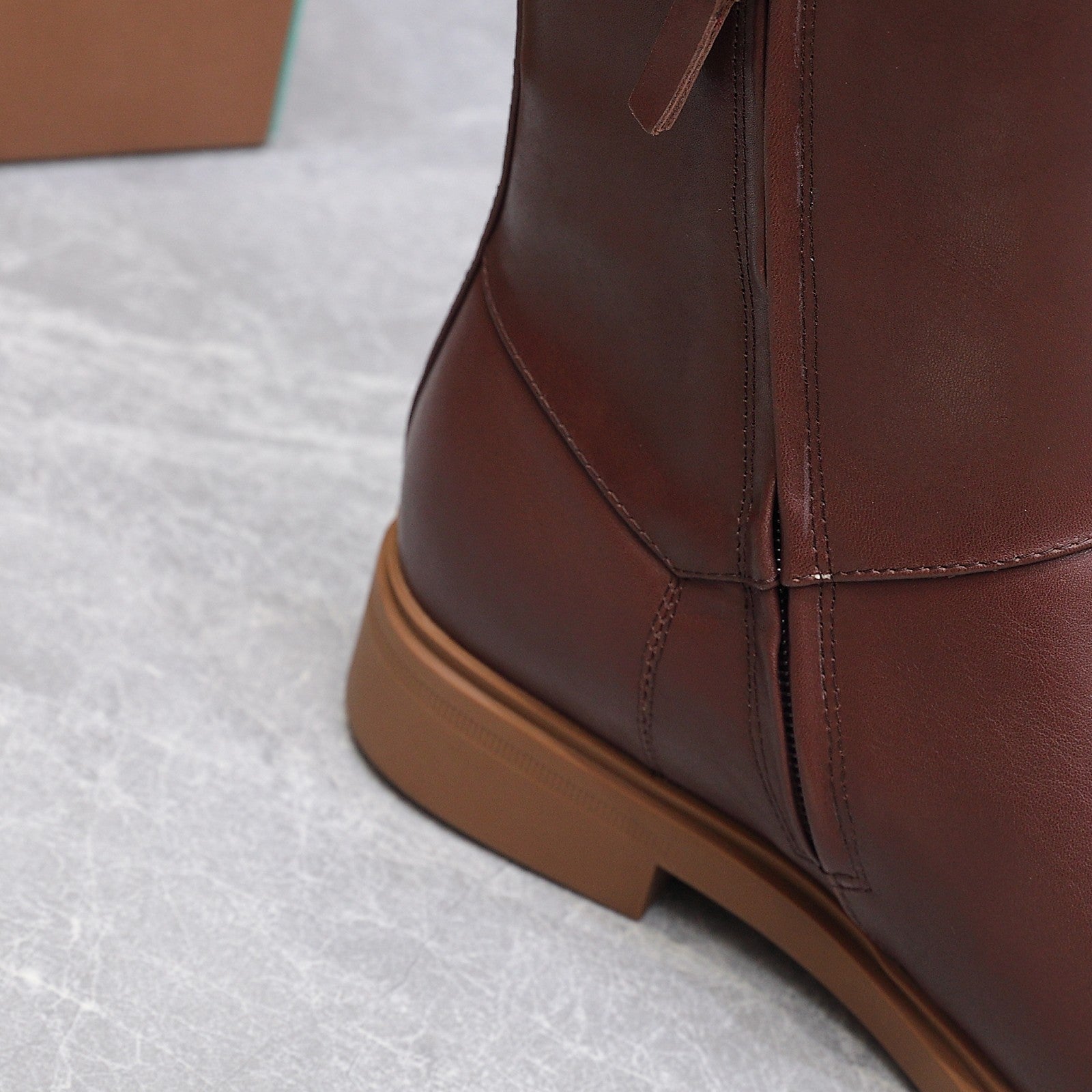 LP 25S KILDA ANKLE BOOT IN WINE BROWN CALFSKIN