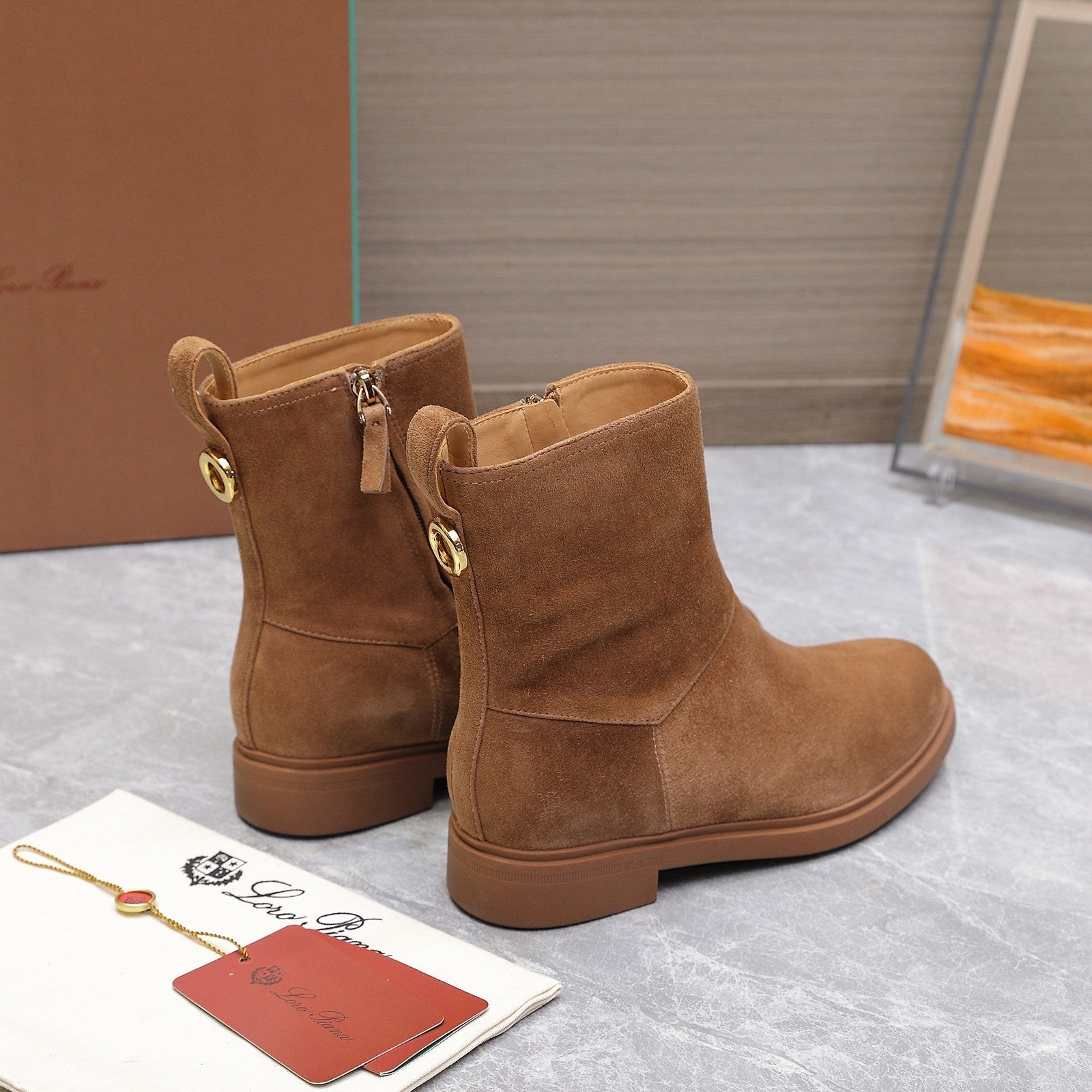 LP 25S KILDA ANKLE BOOT IN BROWN SUEDE