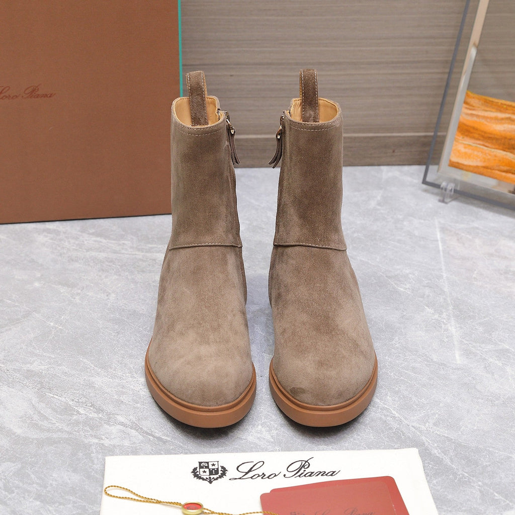 LP 25S KILDA ANKLE BOOT IN TAUPE SUEDE