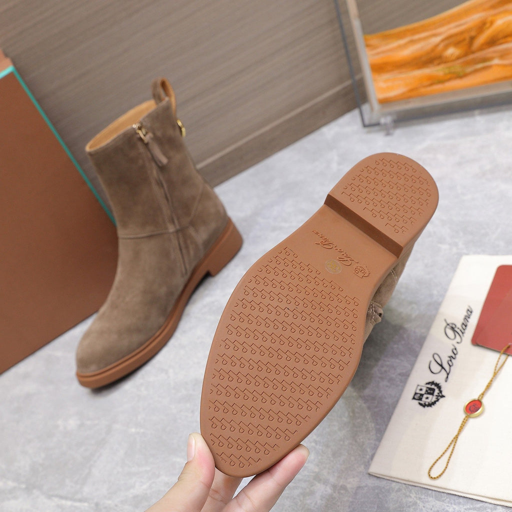 LP 25S KILDA ANKLE BOOT IN TAUPE SUEDE