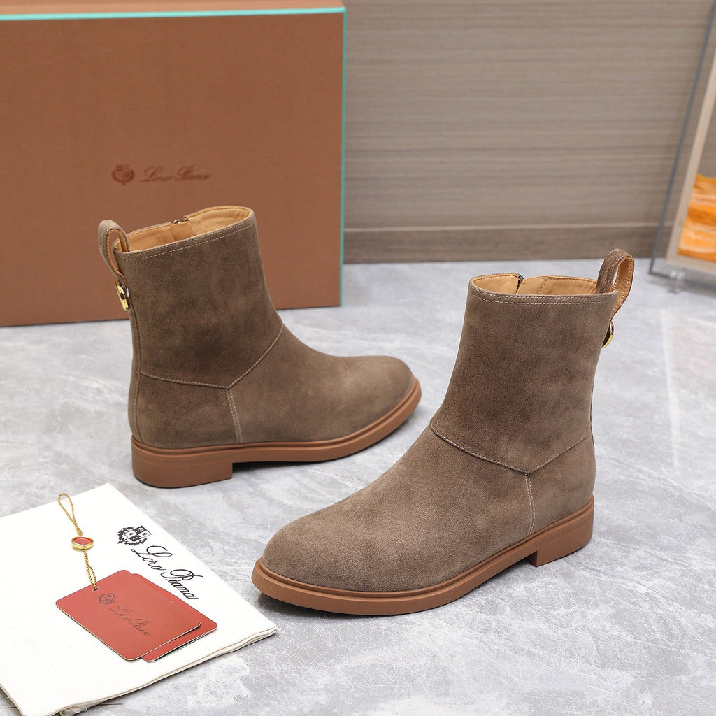 LP 25S KILDA ANKLE BOOT IN TAUPE SUEDE