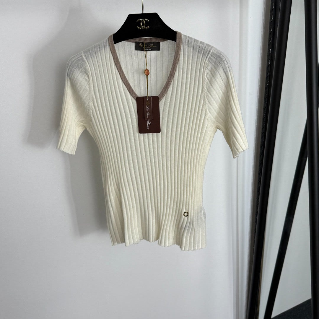LP SHORT-SLEEVE KNIT TOP 49