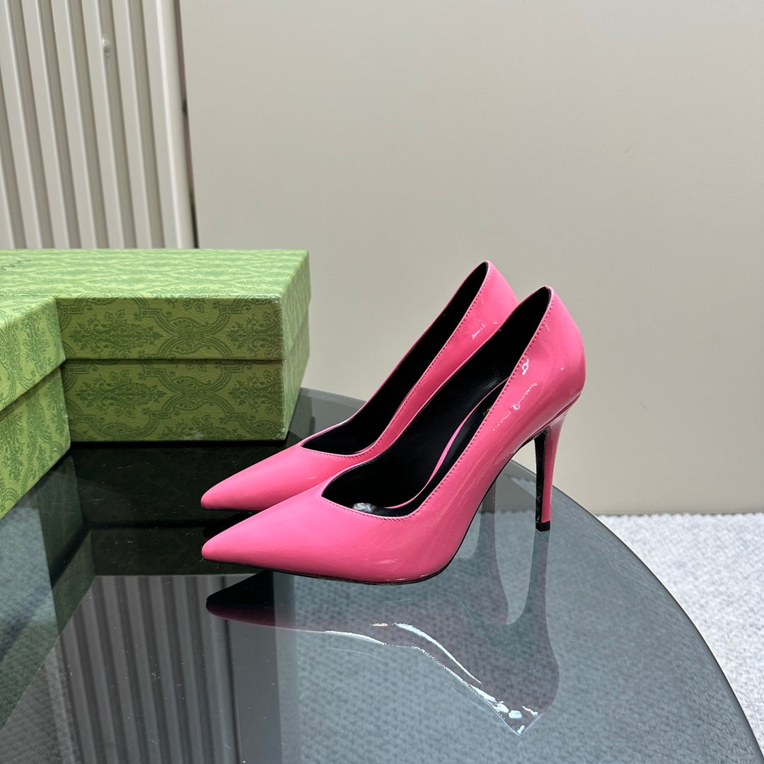 GG 105 HIGH HEEL PUMP FUSCIA LAMBSKIN