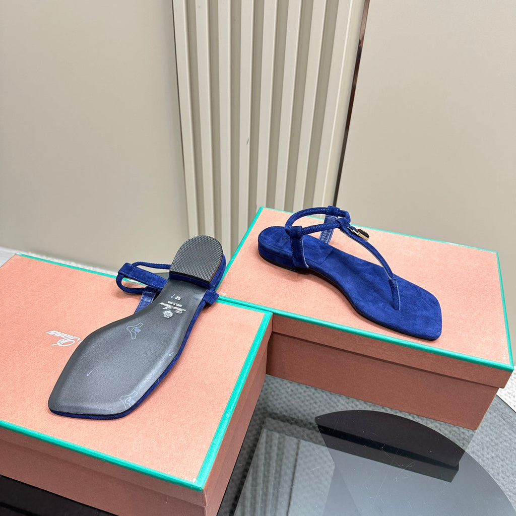 LP MINDIL SANDAL COBALT SUEDE