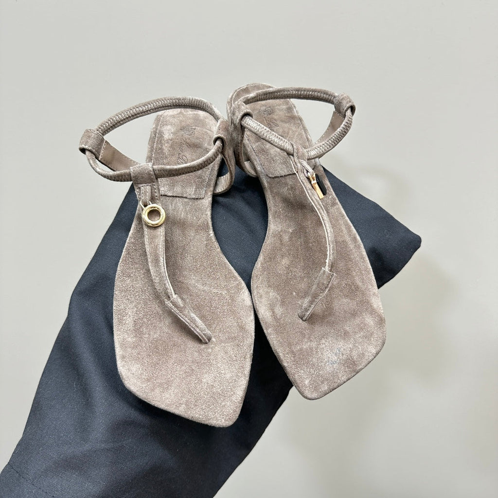 LP MINDIL SANDAL LIGHT BROWN SUEDE