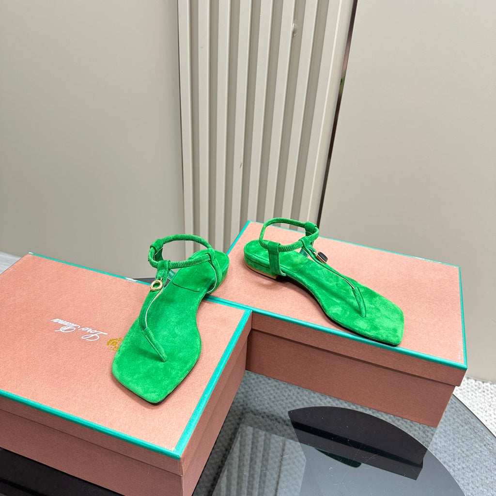 LP MINDIL SANDAL COOL GREEN SUEDE