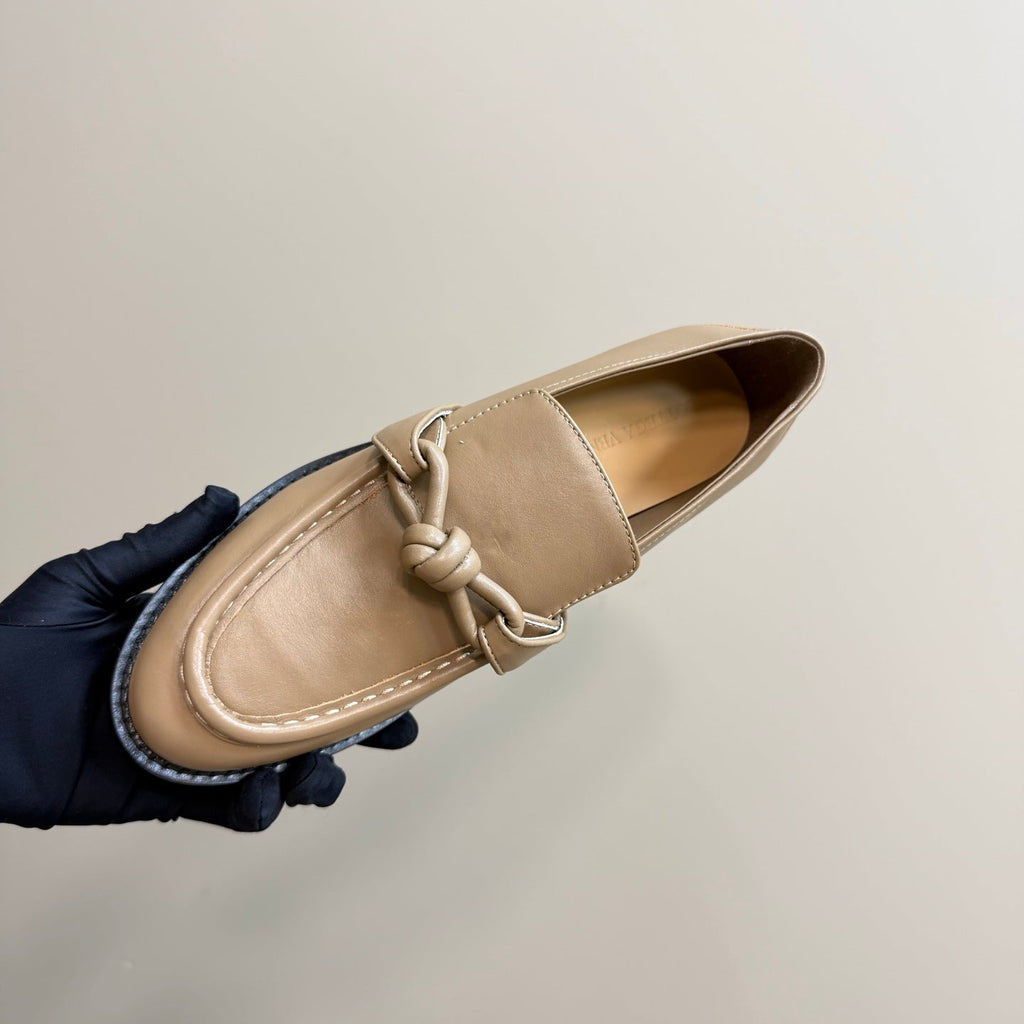 ASTAIRE LOAFER IN LIGHT BROWN CALFSKIN