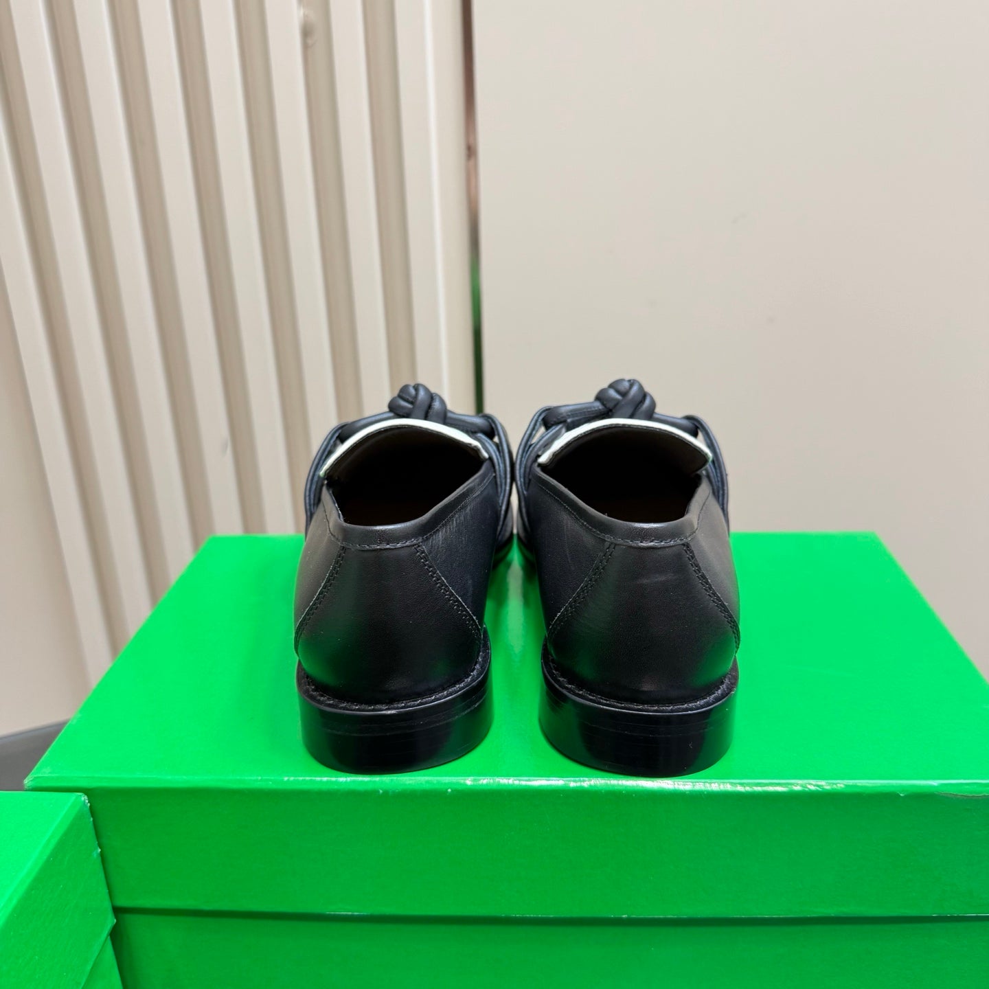 ASTAIRE LOAFER IN WHITE MIX BLACK CALFSKIN