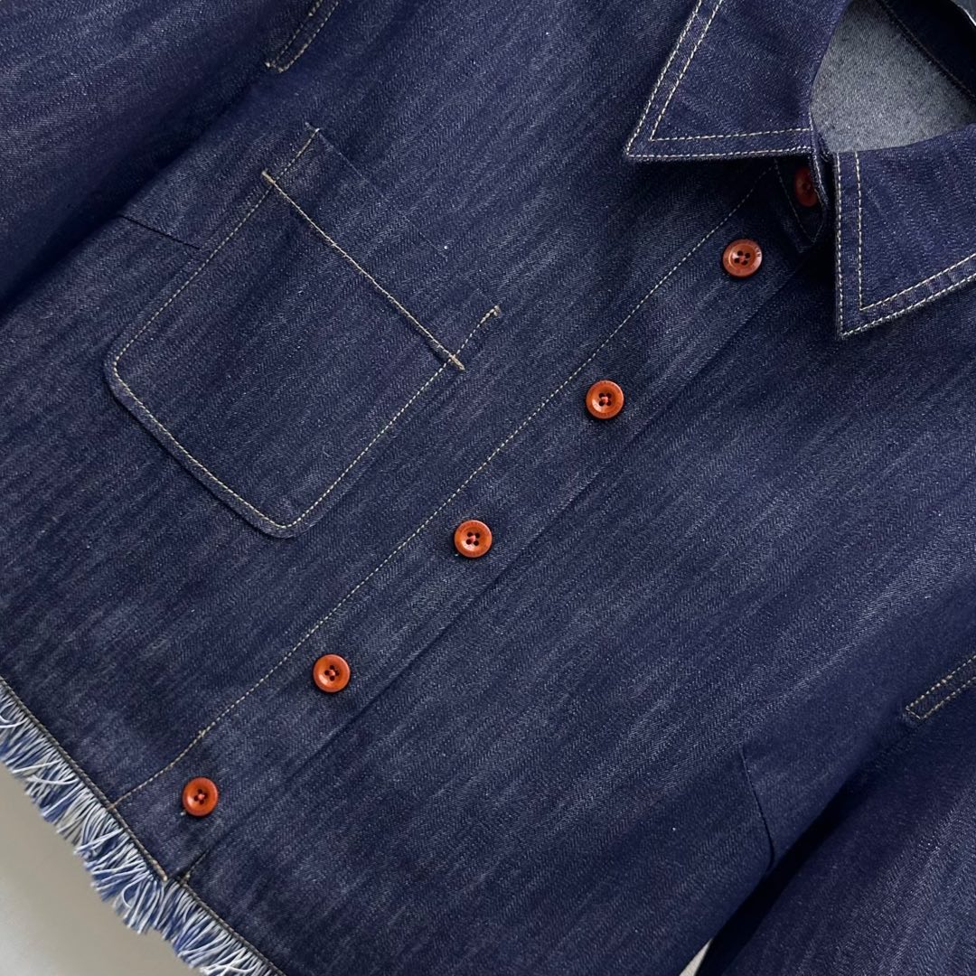 ZIMMERMAN 25S SHORT SLEEVE DENIM SHIRT 264724