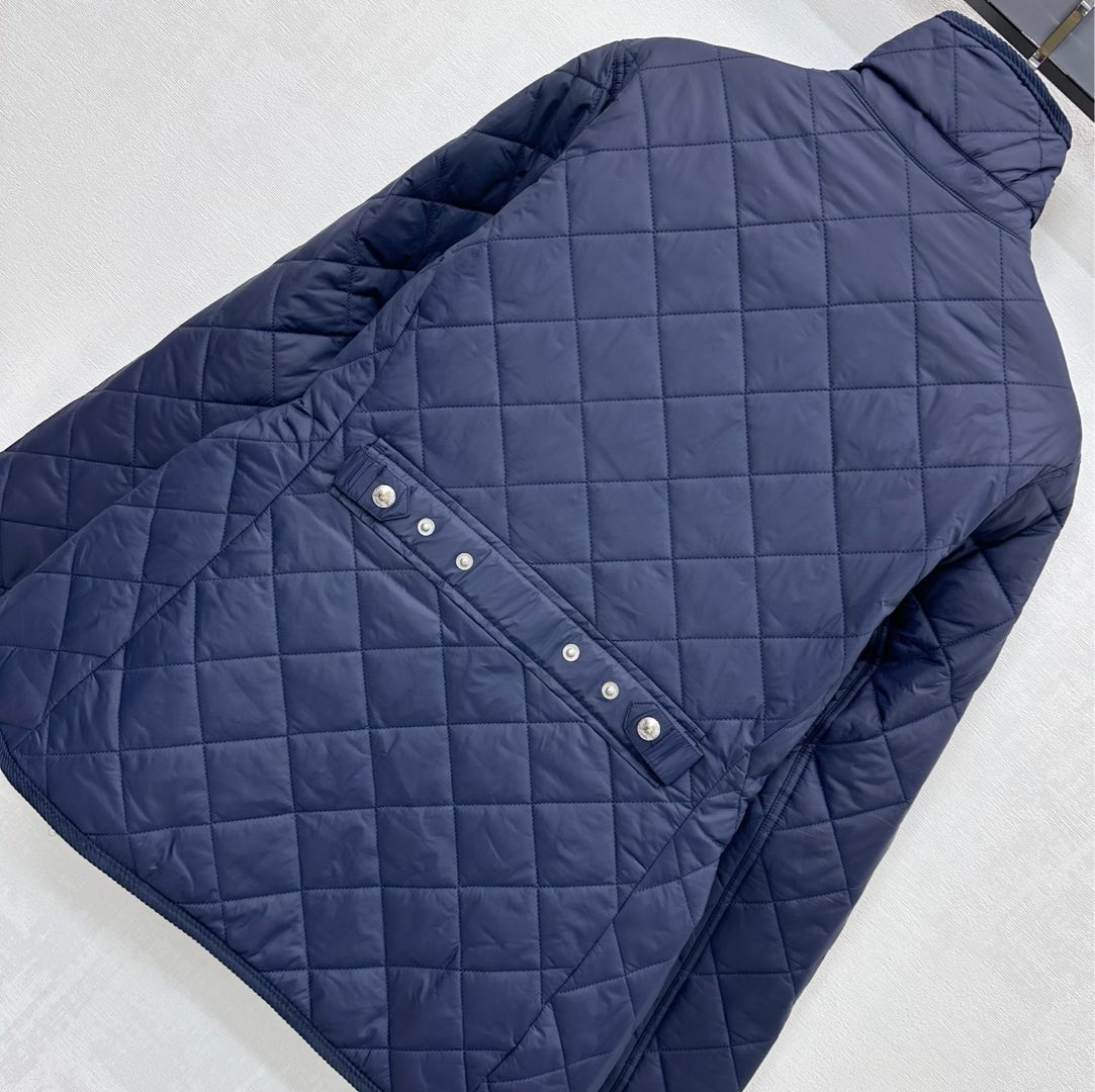 RALPH LAUREN 25S MEDIUM-LENGTH COTTON COAT 201