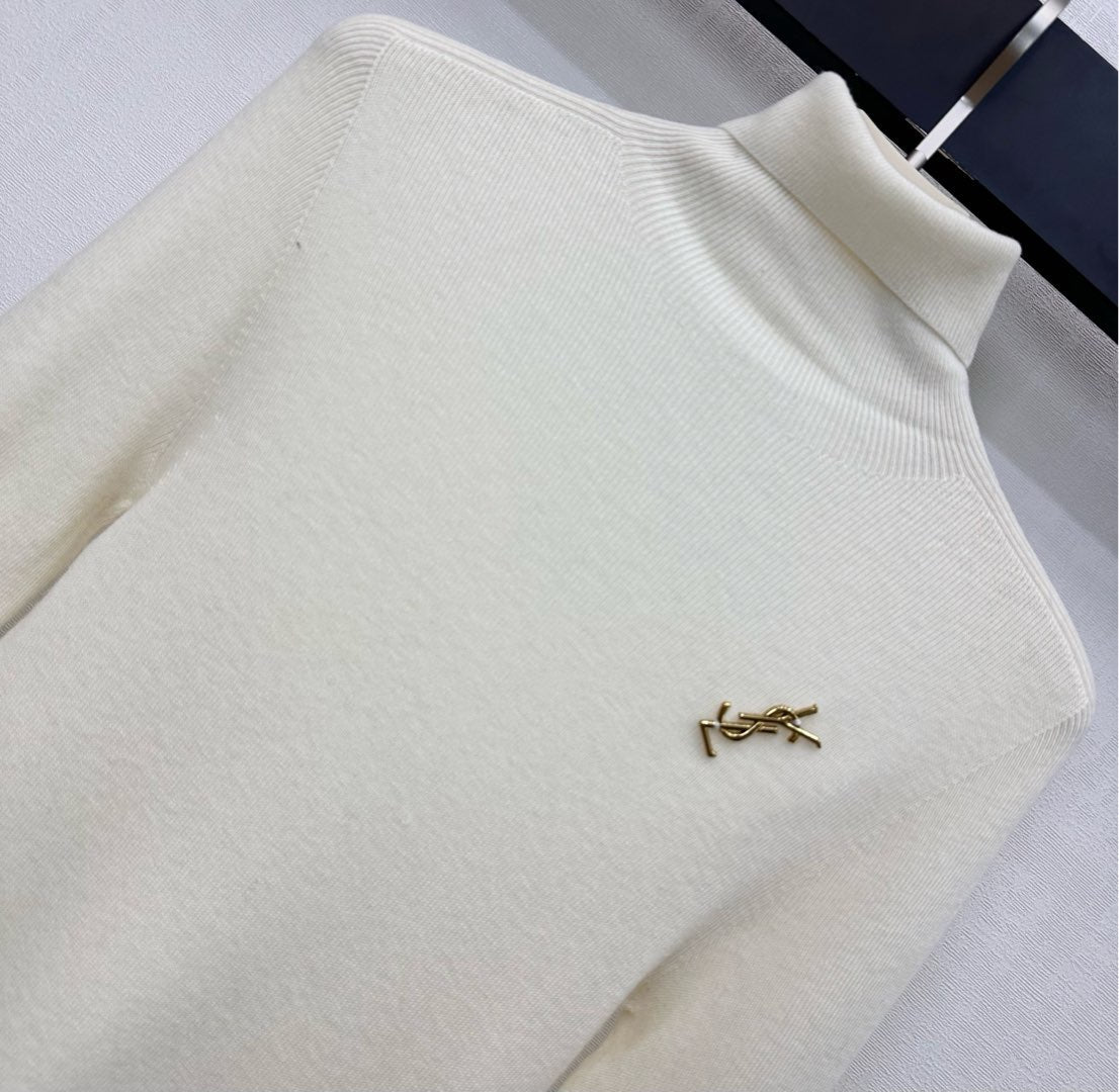 YSL 25S HIGH-NECK SWEATER STYLE 41