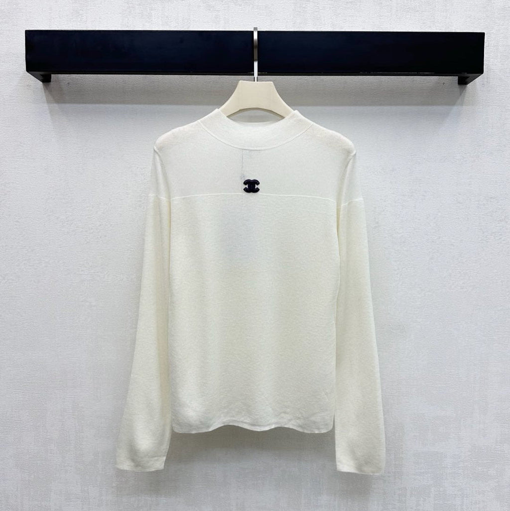 CHANEL 25S LIGHTWEIGHT KNIT SWEATER 607