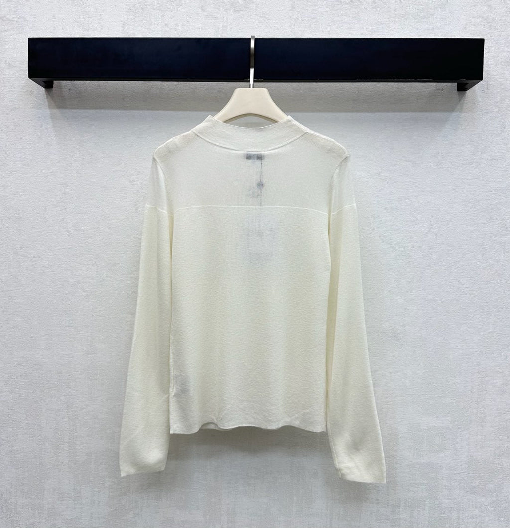CHANEL 25S LIGHTWEIGHT KNIT SWEATER 607