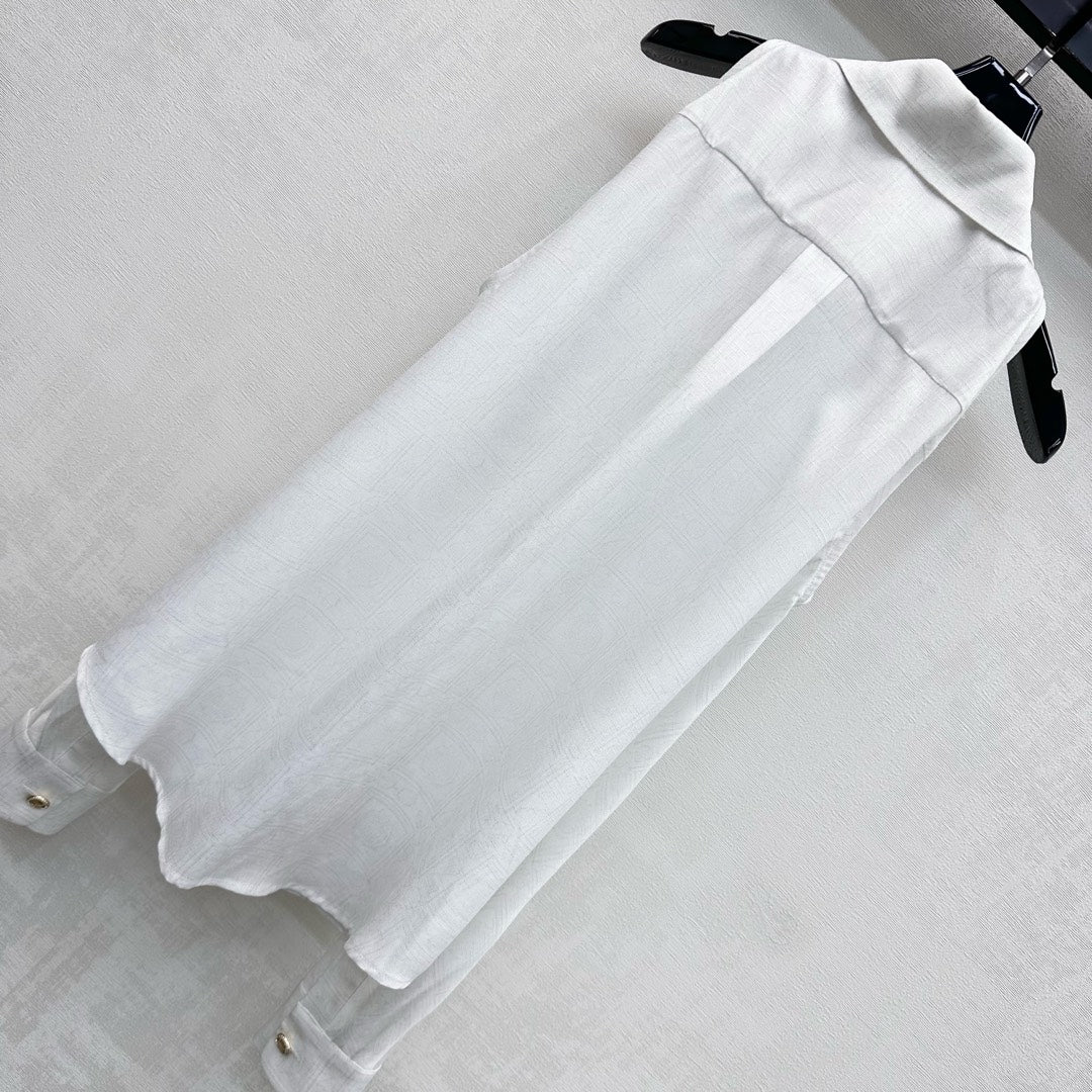 CHANEL 25S COLD-SHOULDER SHIRT 508