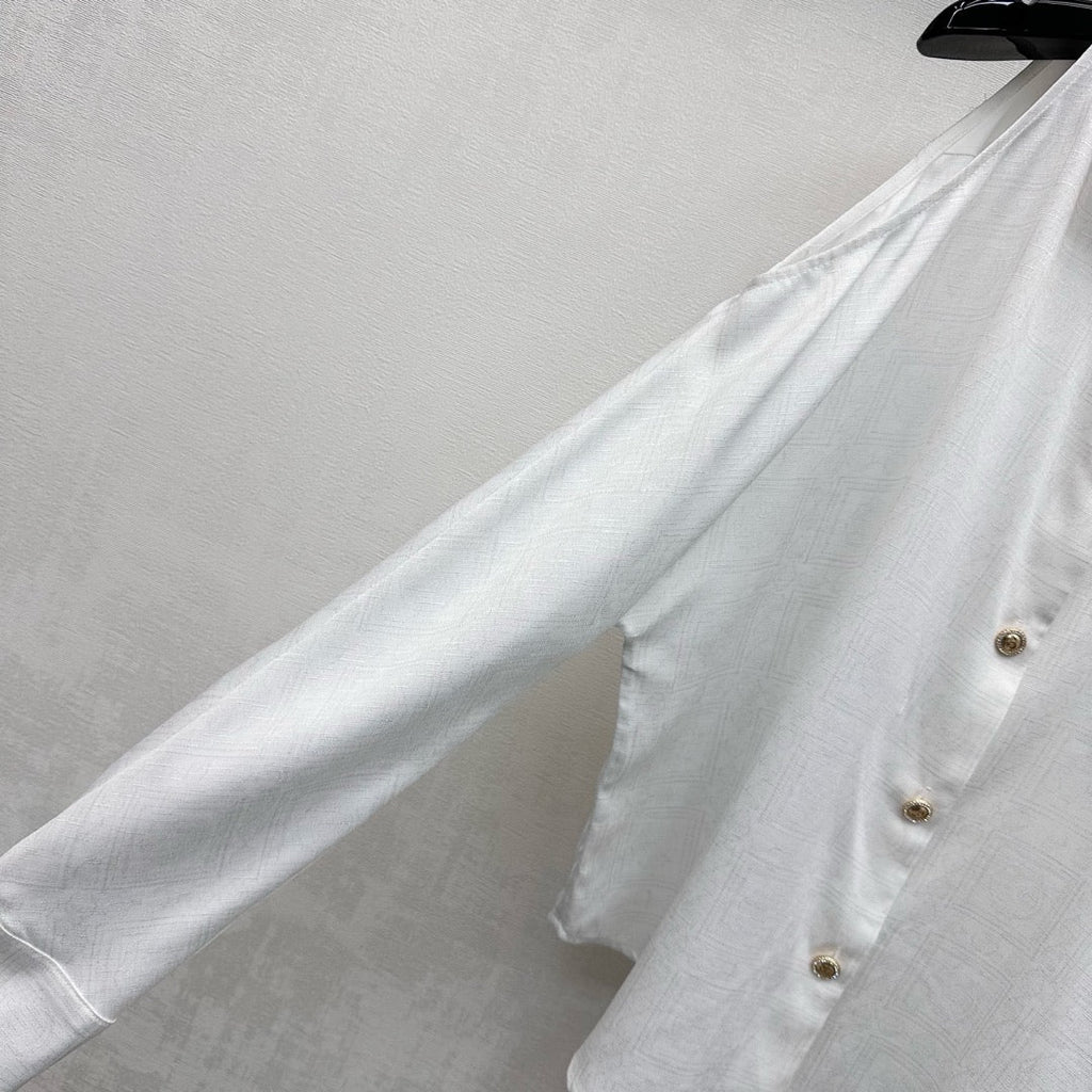 CHANEL 25S COLD-SHOULDER SHIRT 508