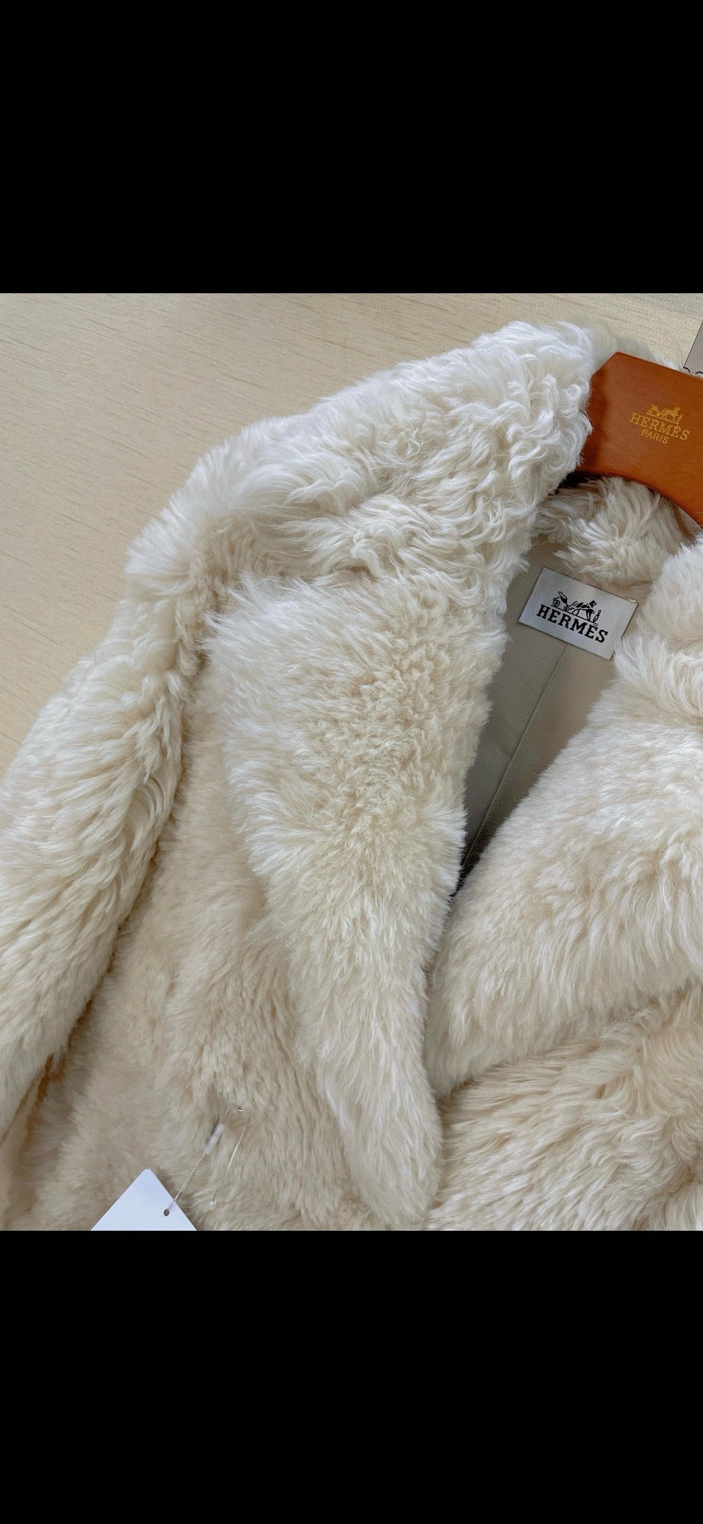 HERMES 25S LONG FUR COAT 234