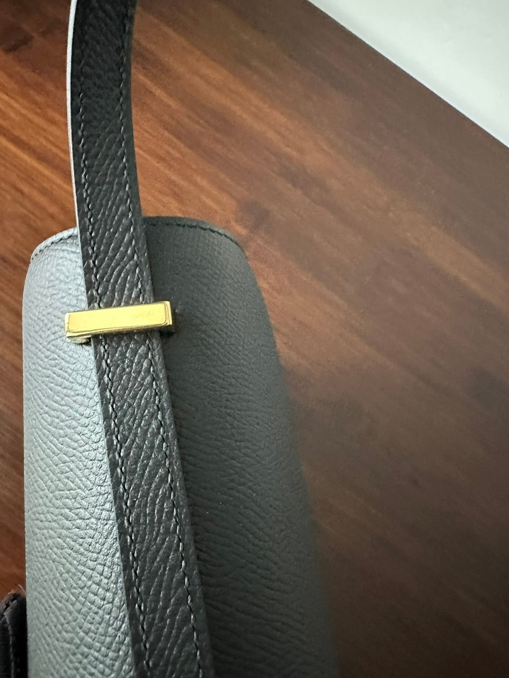 CONSTANCE 18 BLACK EPSOM GOLD HARDWARE WITH MIRROR