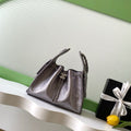 CHANEL 25S HOBO BAG 30 IN LILAC SILVER METALLIC CAVIAR
