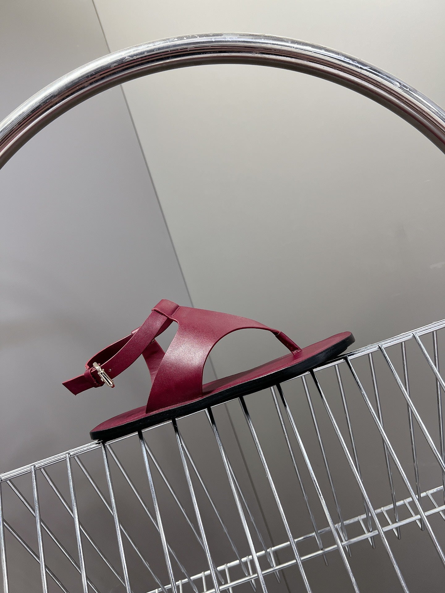 LP TRANI SANDALS BOYSENBERRY CALFSKIN