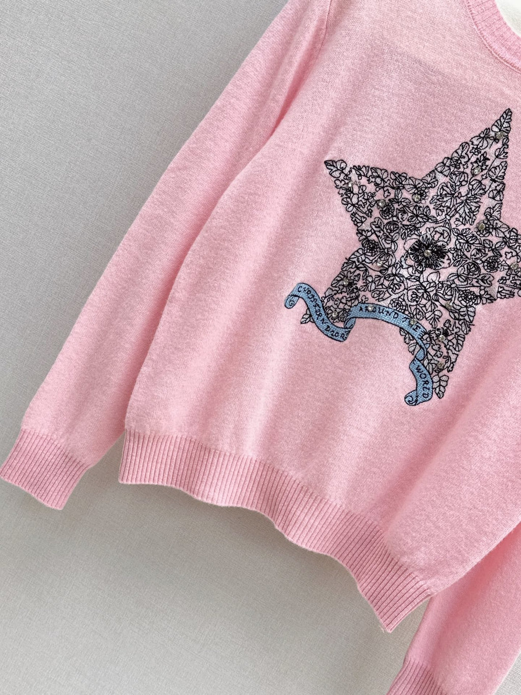 DIOR 25S EMBROIDERED SWEATER 615