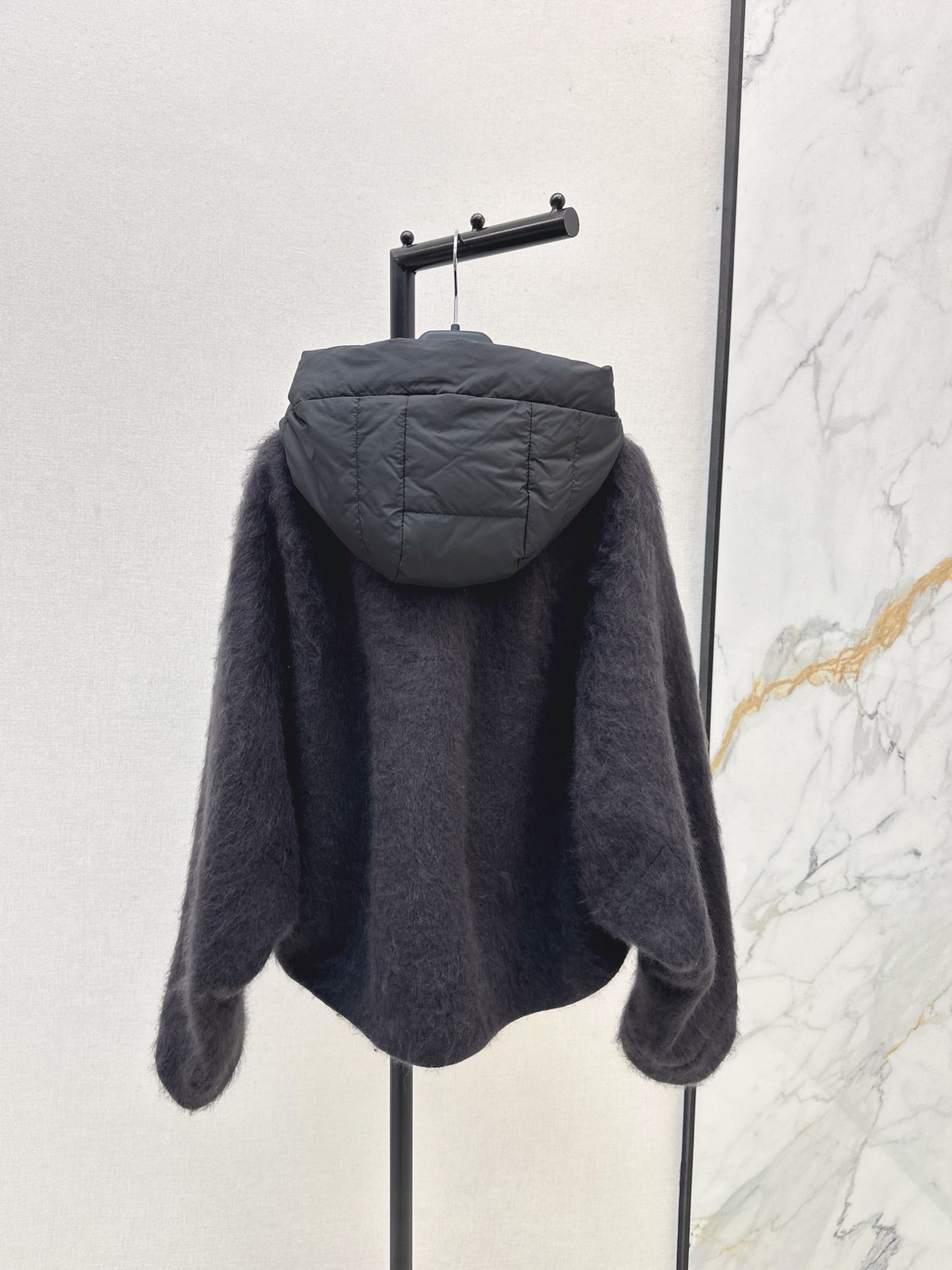 MAX MARA 25S HOODED KNIT JACKET 105