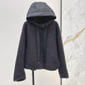 MAX MARA 25S HOODED KNIT JACKET 105