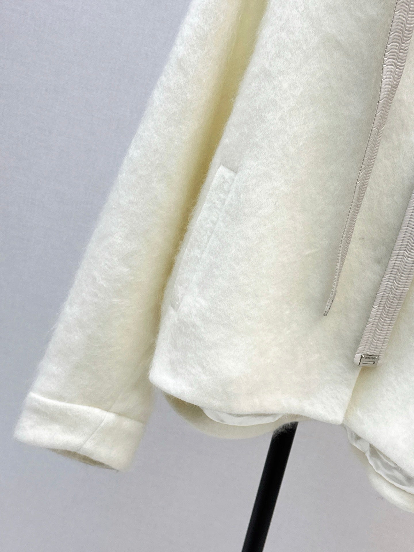 MAX MARA 25S HOODED KNIT JACKET 106