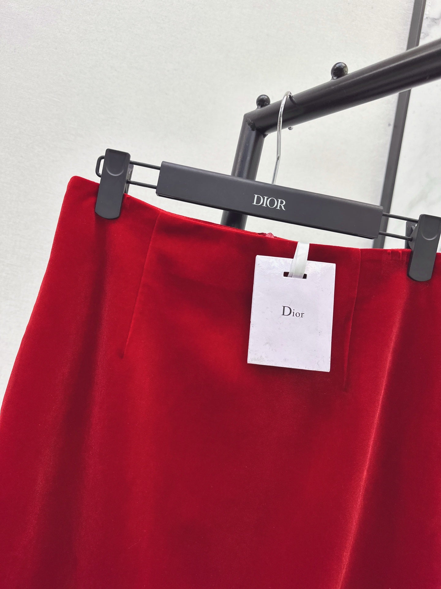 DIOR 25S LONG VELVET MIDI SKIRT 521