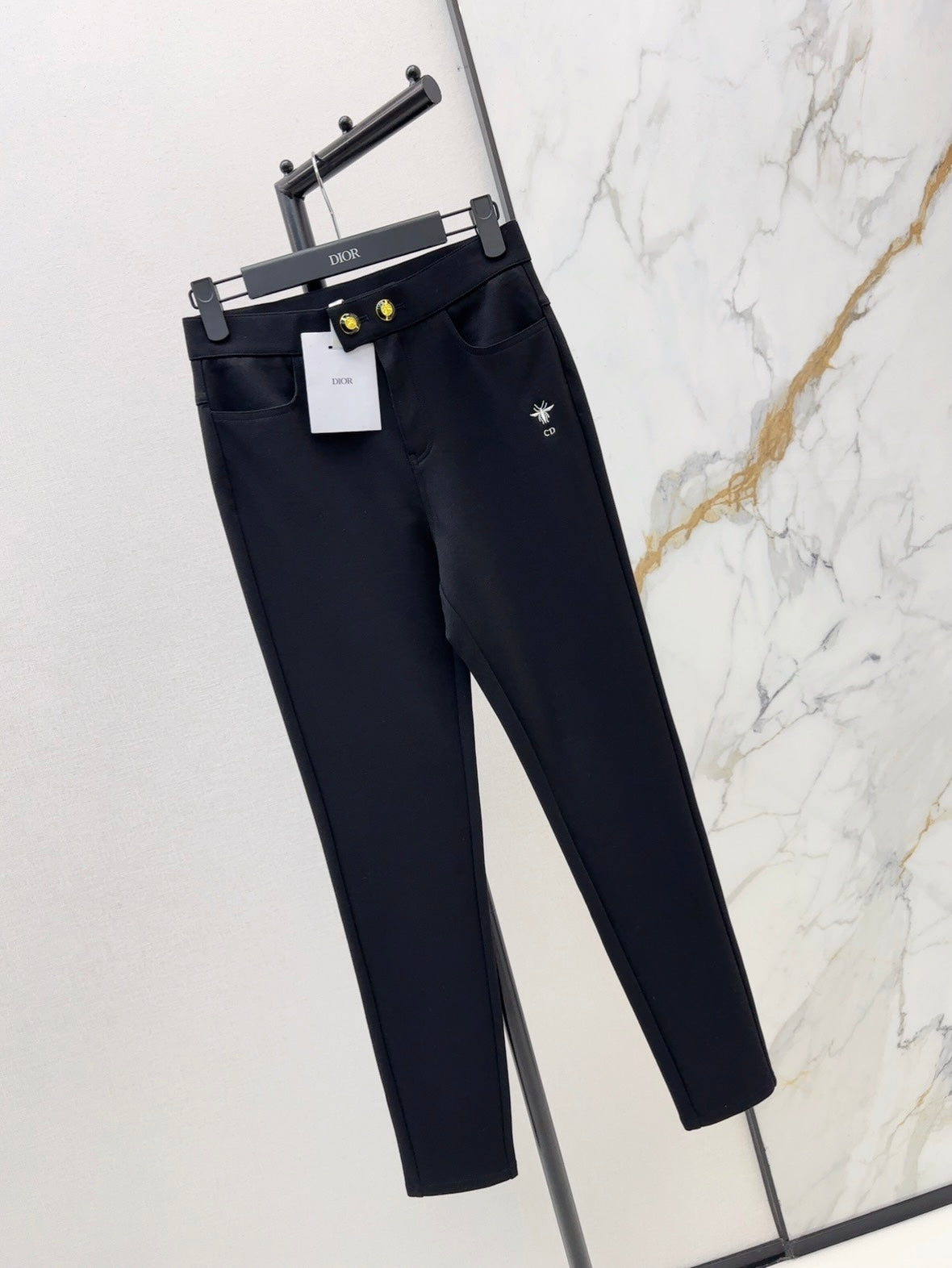 DIOR 25S EMBROIDERED BEE PANTS 532