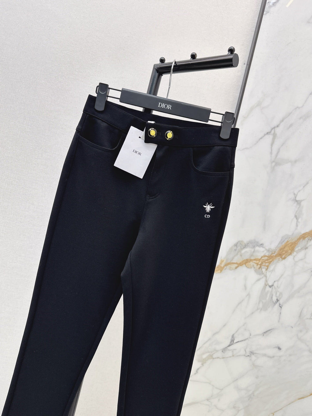 DIOR 25S EMBROIDERED BEE PANTS 532