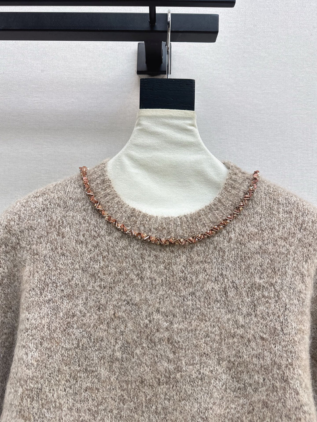 DIOR 25S CREW NECK SWEATER WITH BEADING 482