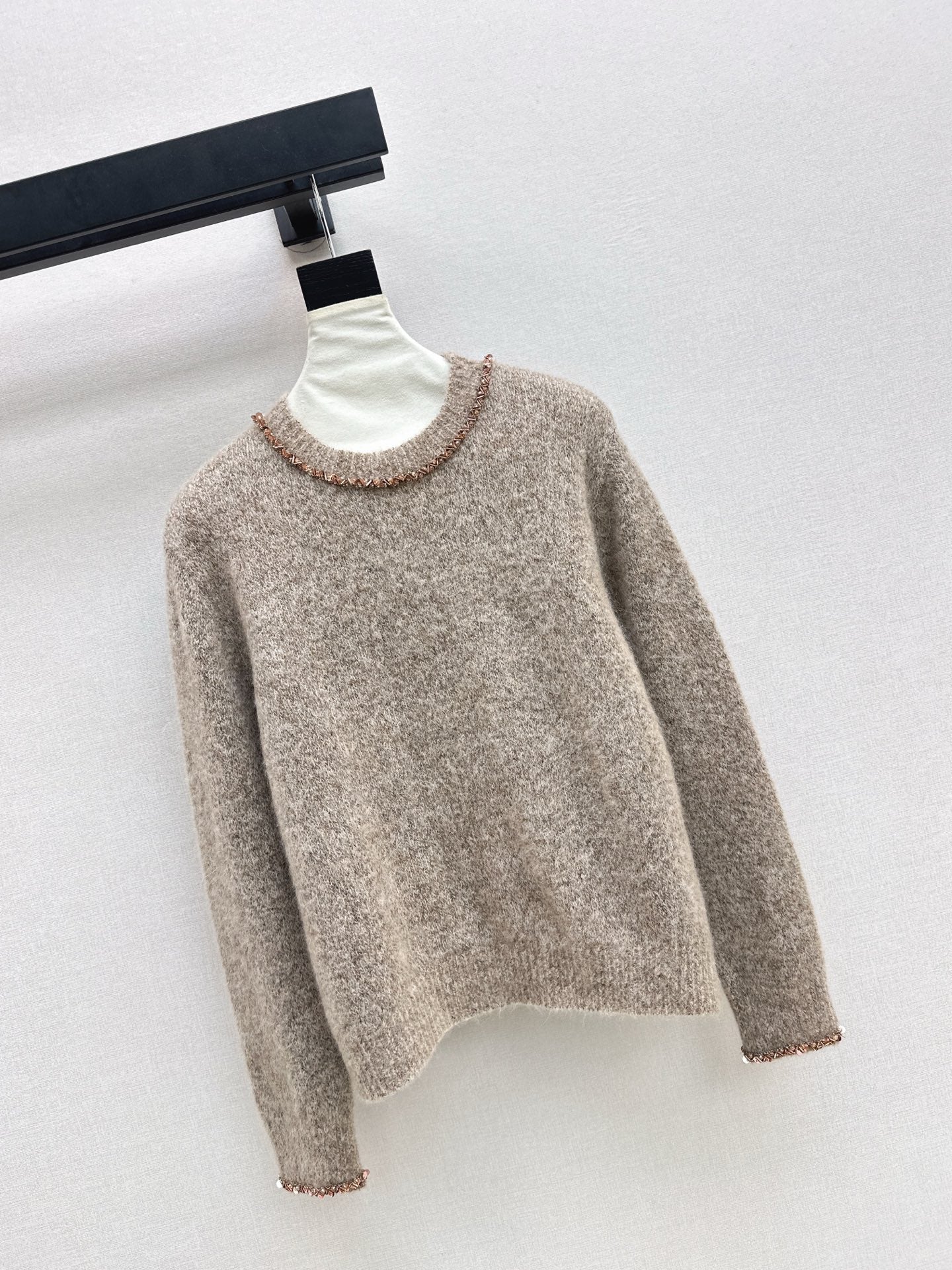 DIOR 25S CREW NECK SWEATER WITH BEADING 482