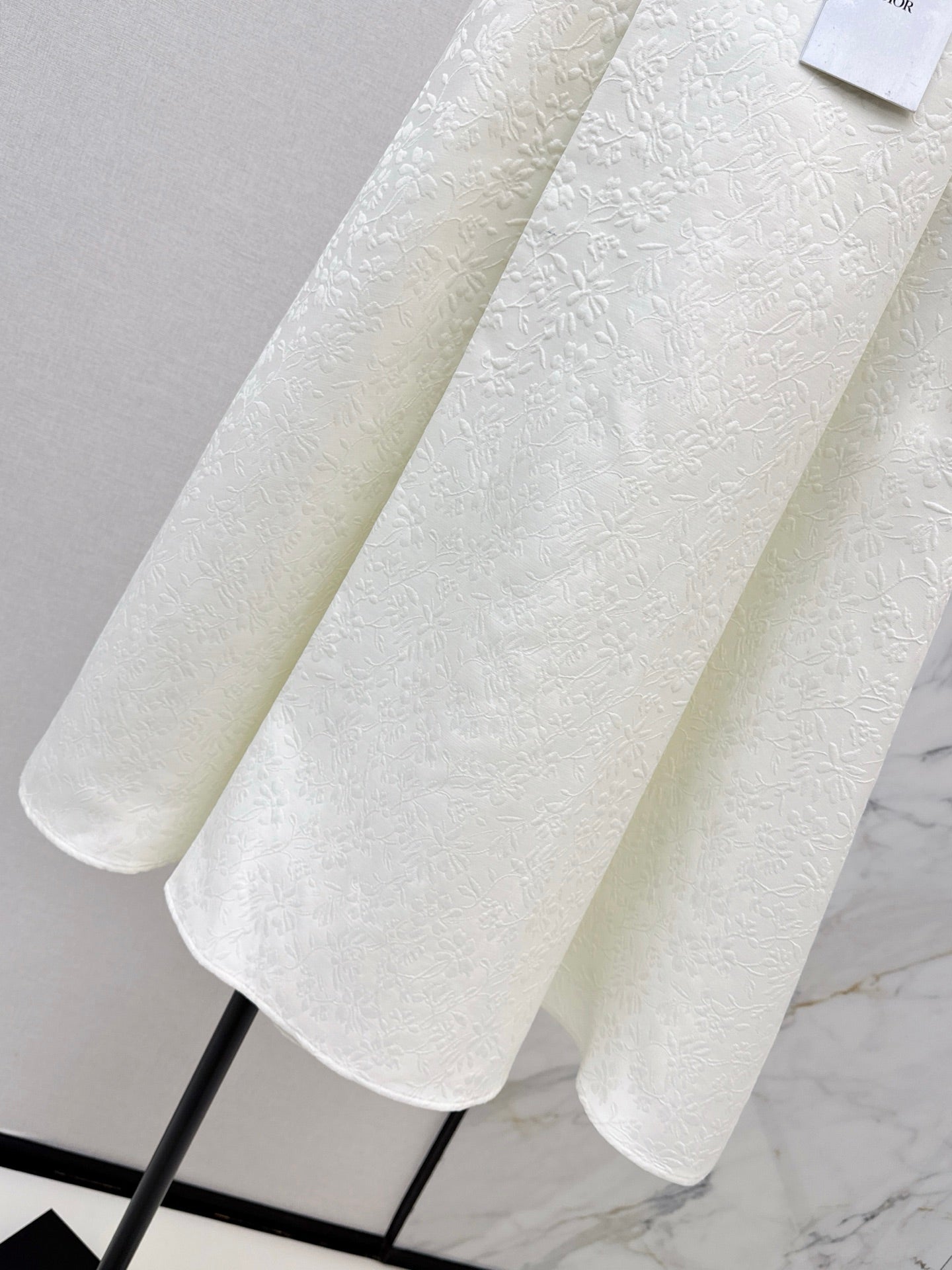 DIOR 25S WHITE FLARED SKIRT 514