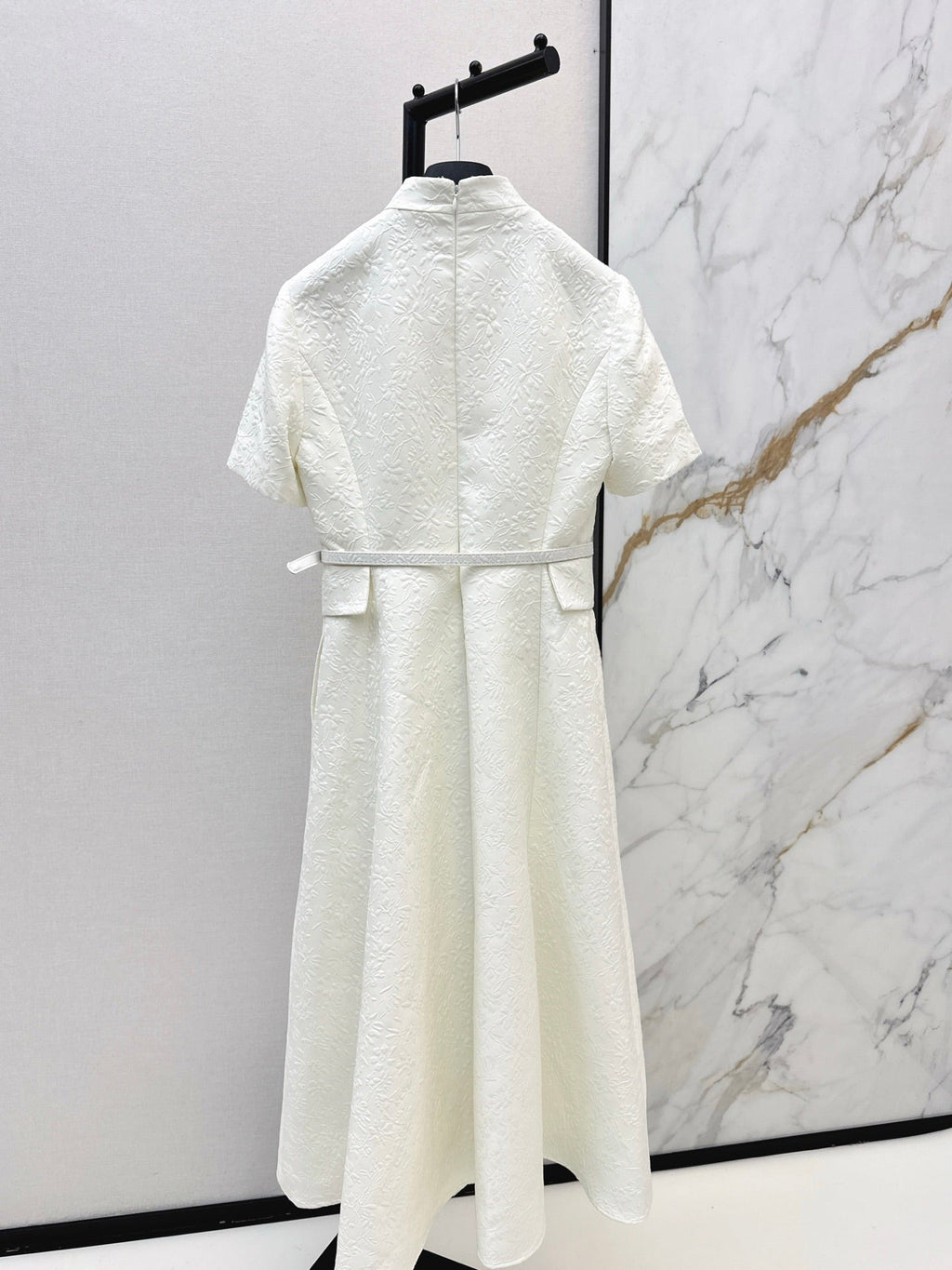 DIOR 25S STAND COLLAR LONG DRESS 512