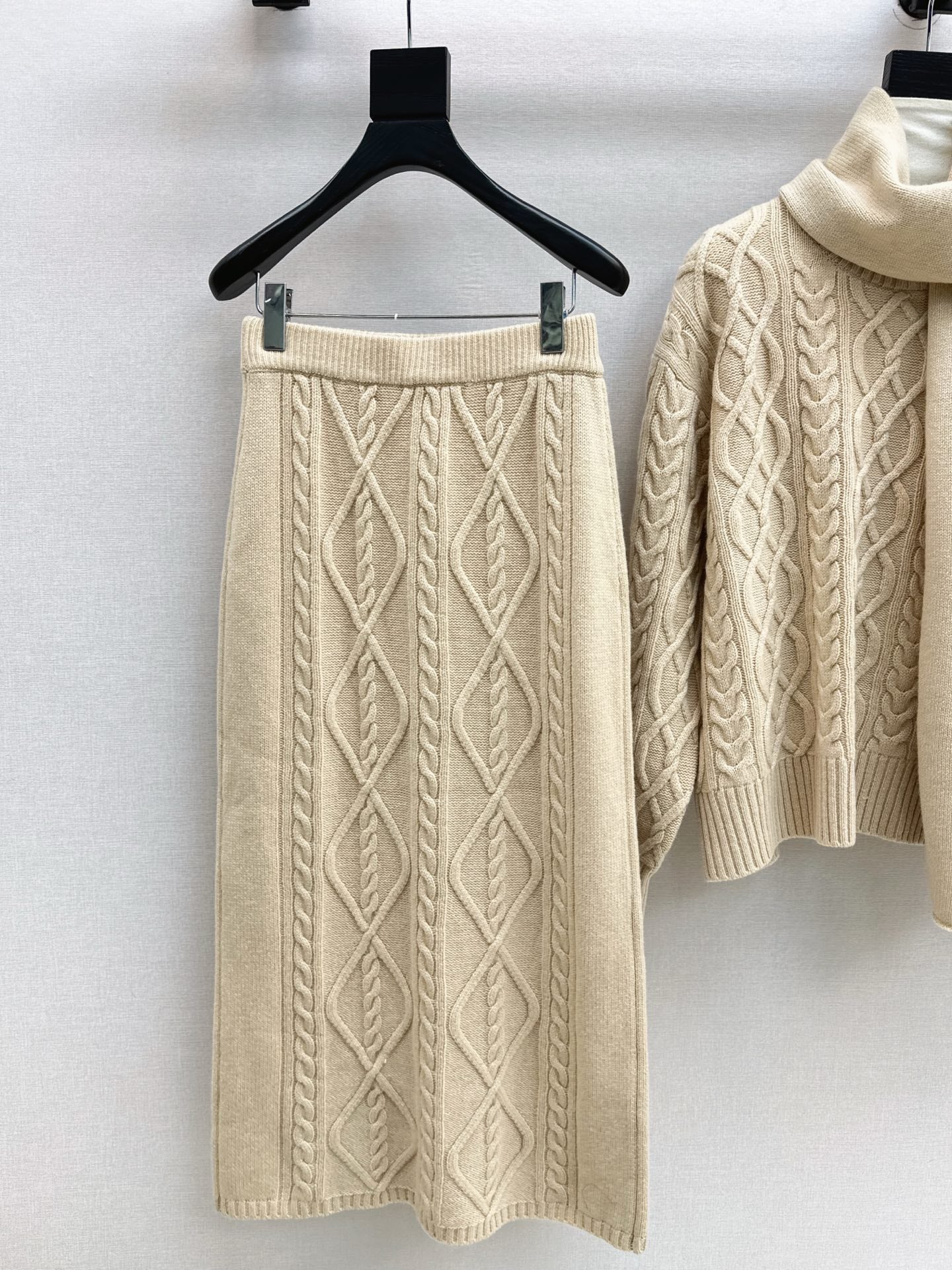 MAX MARA 25S KNIT SKIRT SET 091