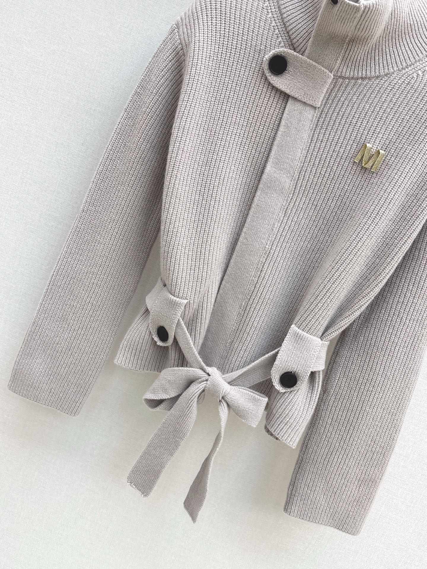 MAX MARA 25S STAND COLLAR CARDIGAN COAT 035