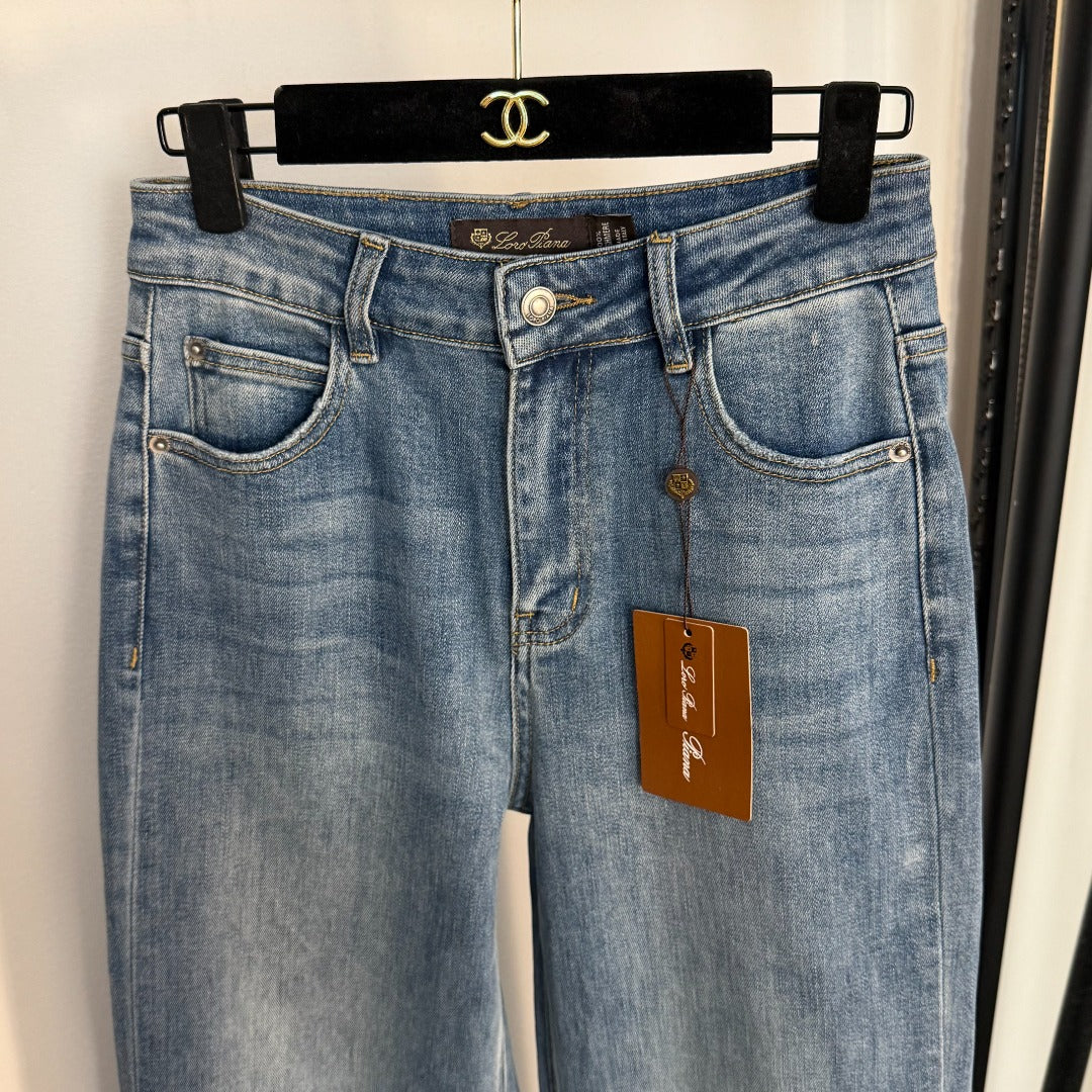 LP HIGH-WAISTED DENIM PANTS STYLE 14