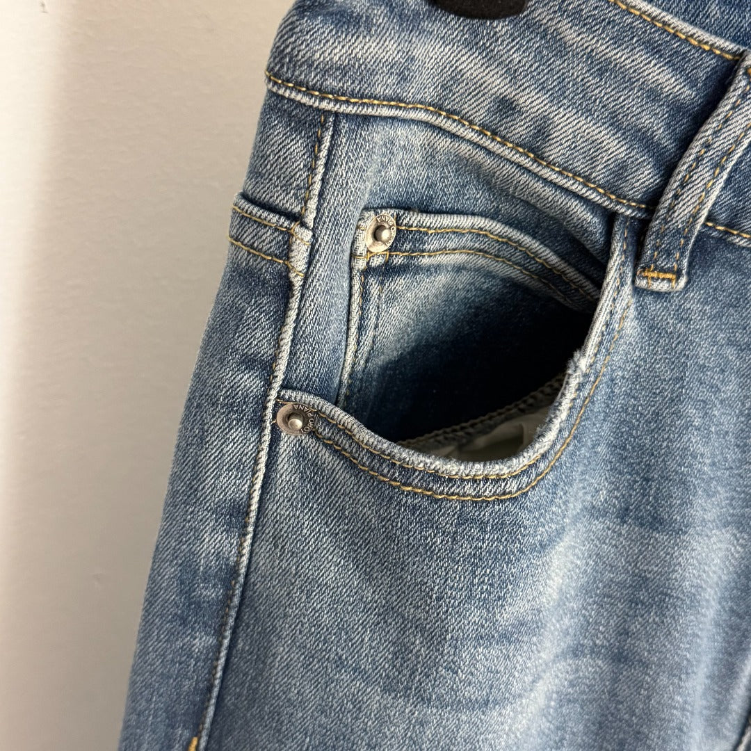 LP HIGH-WAISTED DENIM PANTS STYLE 14