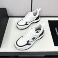 CC SNEAKER IN WHITE MIX BLACK EMBROIDERED LAMBSKIN