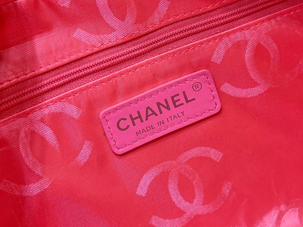 25S CHANEL CAMBON BOSTON BAG 27 IN FULL BLACK CALFSKIN