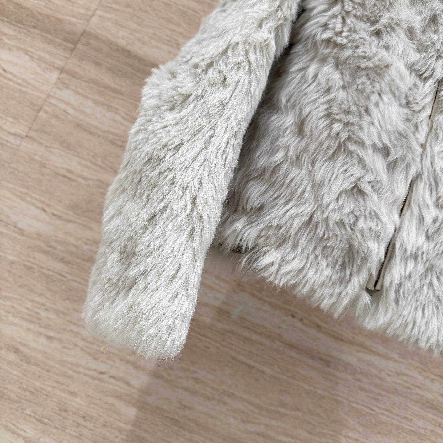 HERMES 25S TUSCAN SHEARLING COAT 200