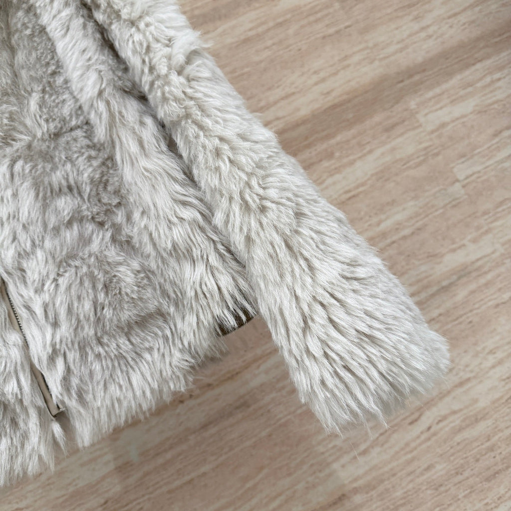 HERMES 25S TUSCAN SHEARLING COAT 200