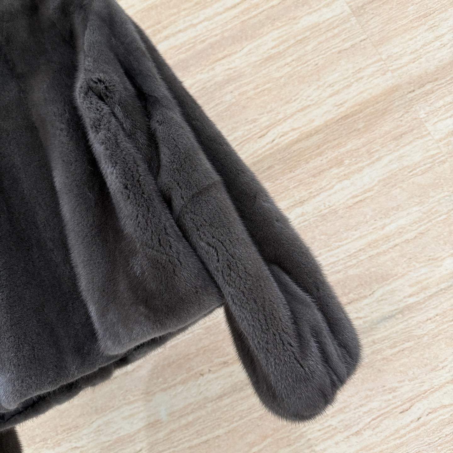 HERMES 25S SHORT MINK FUR COAT 177