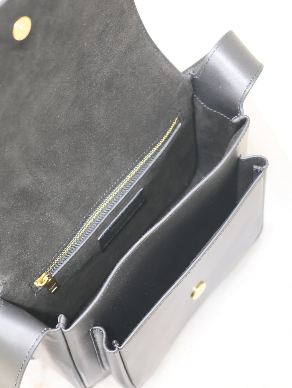 NIKI BABY 22 IN CHARCOAL GRAY CALFSKIN GOLD LOGO