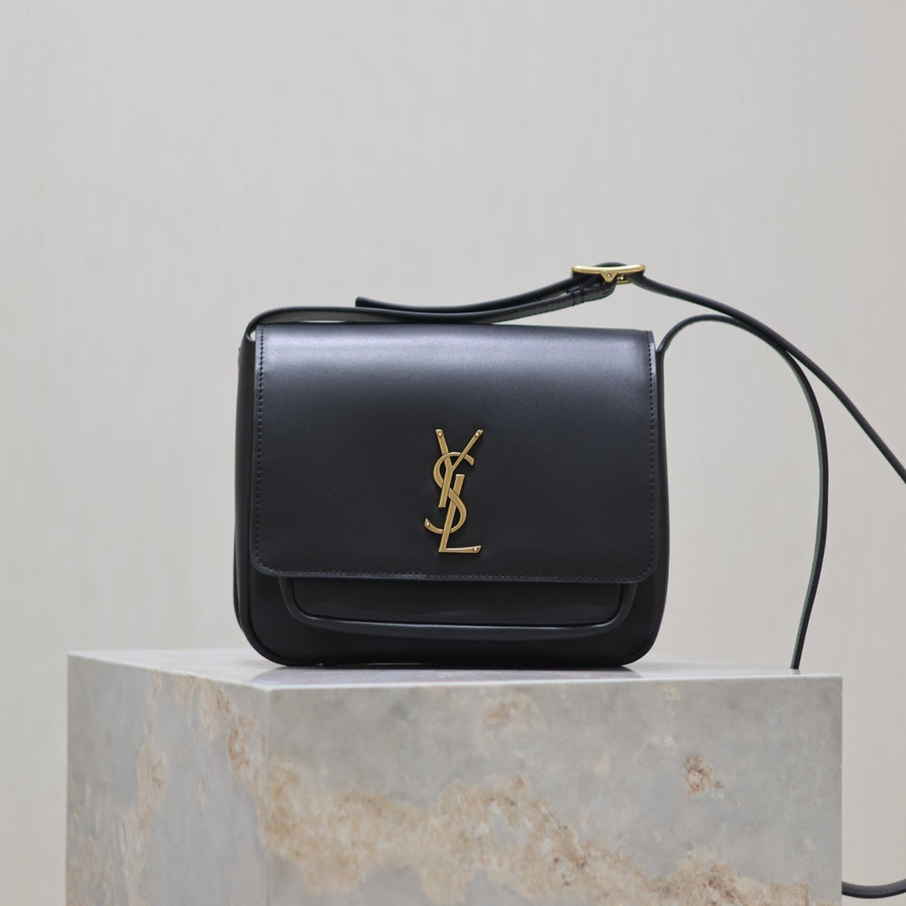 YSL 25S NIKI BABY 22 IN BLACK CALFSKIN GOLD HARDWARE
