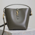 YSL 25S LE 37 MINI 20 IN DARK OLIVE CALFSKIN GOLD HARDWRE