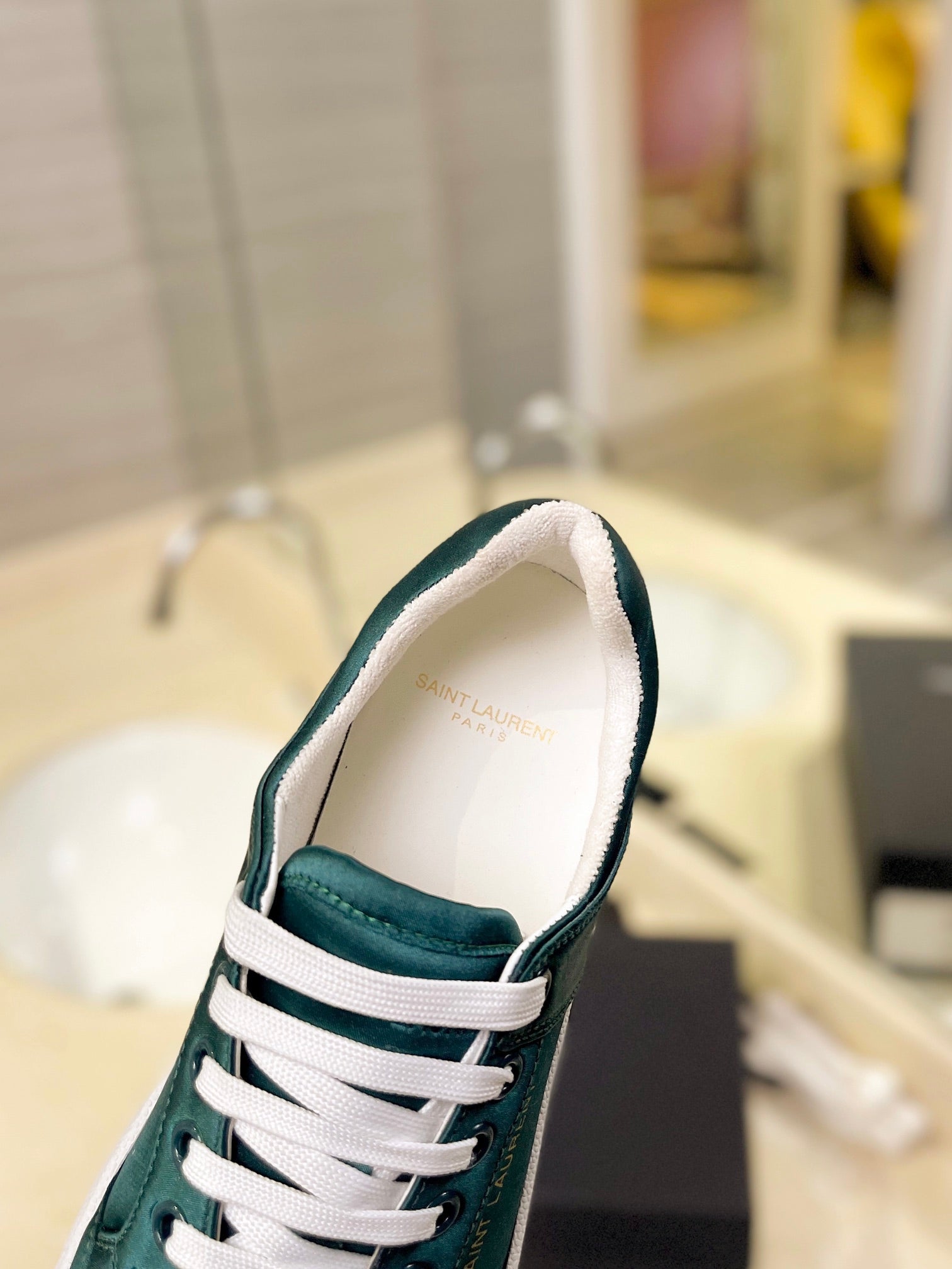 SL SL/61 SNEAKERS CASTLETON GRREN SATIN