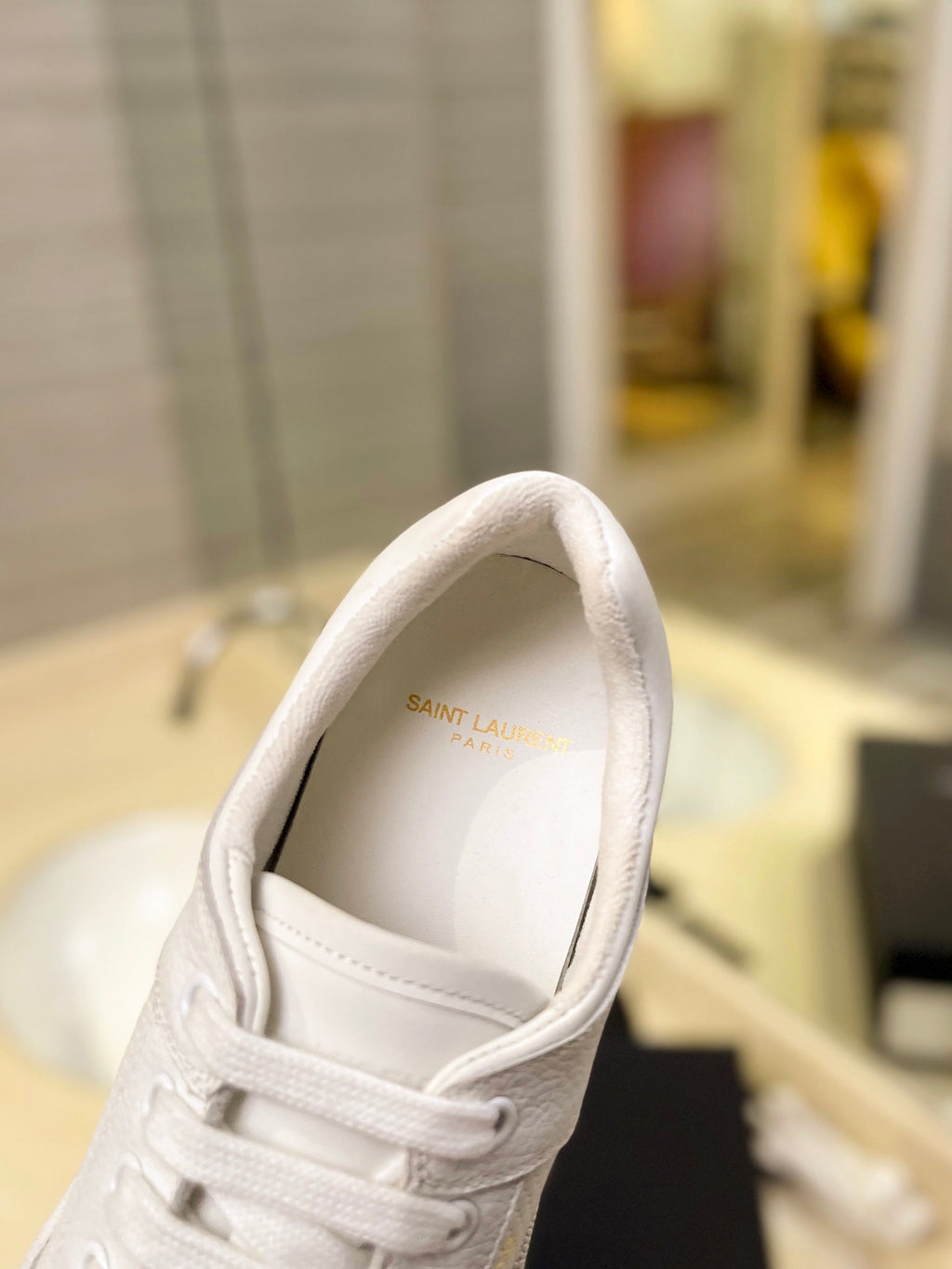 SL SL/61 SNEAKERS WHITE CALFSKIN