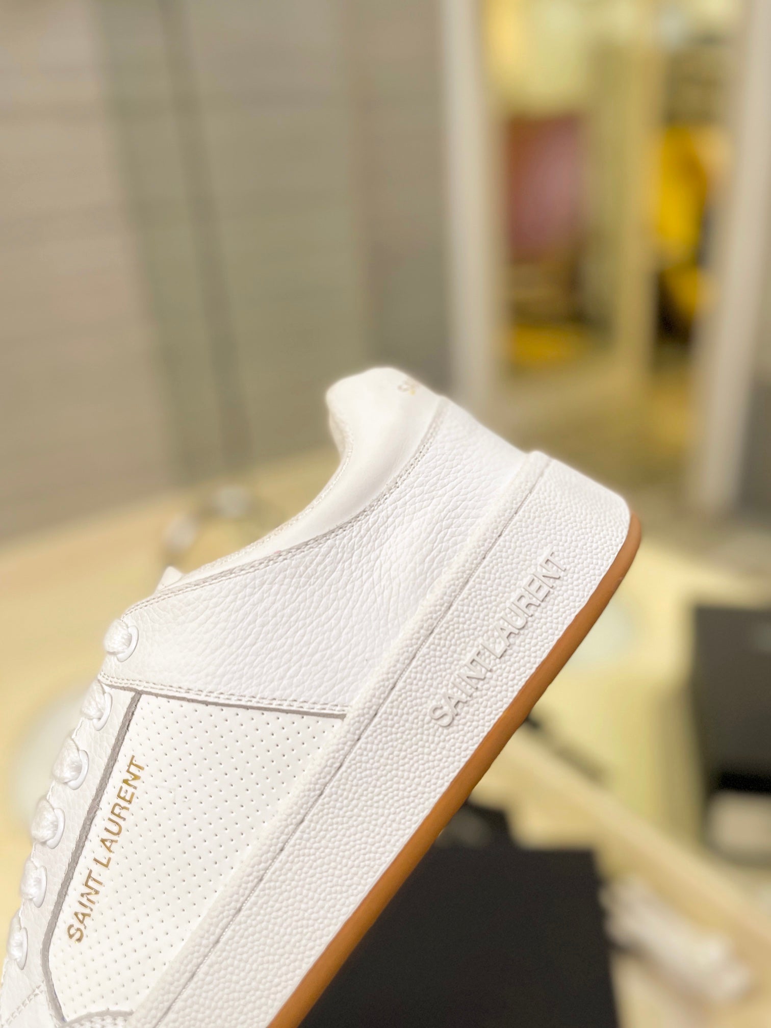 SL SL/61 SNEAKERS WHITE CALFSKIN
